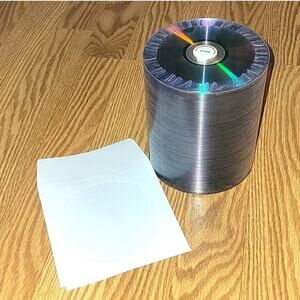 DVD-R blank discs 100 pack NEW Professional grade with Sleeves Media Music